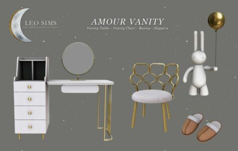 Amour Vanity Sims 4 CC