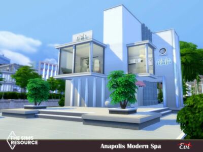 Anapolis Modern SPA_ NO CC By EVI Sims 4 CC