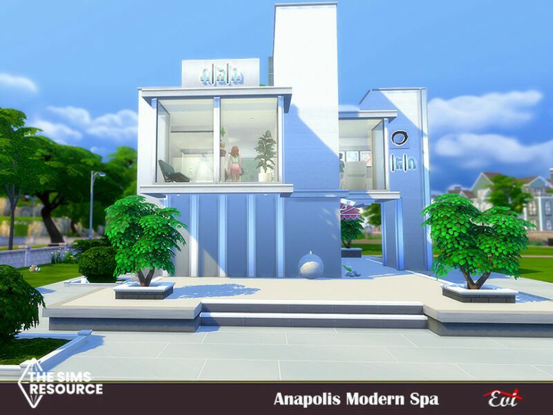 sims 4 cc anapolis modern spa no cc by evi 2