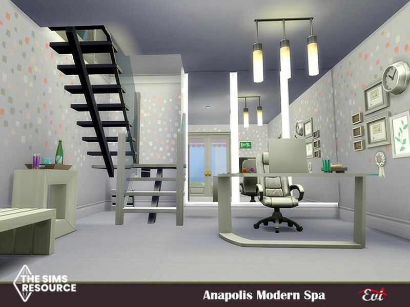 sims 4 cc anapolis modern spa no cc by evi 4