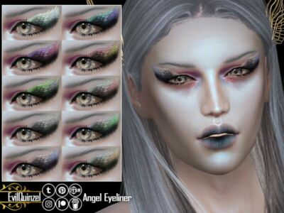 Angel Eyeliner Sims 4 CC