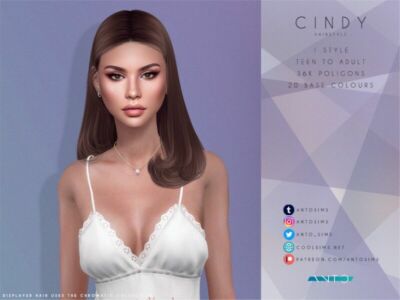 Anto – Cindy (Patreon) By Anto Sims 4 CC