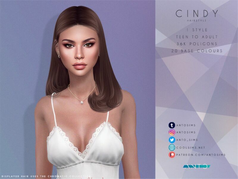 Anto – Cindy (Patreon) By Anto Sims 4 CC