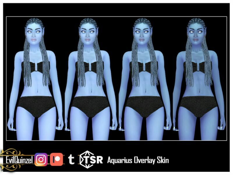 sims 4 cc aquarius skin overlay by evilquinzel 2