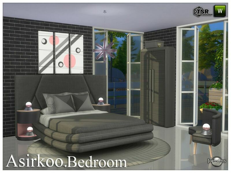 Asirkoo Bedroom By Jomsims Sims 4 CC