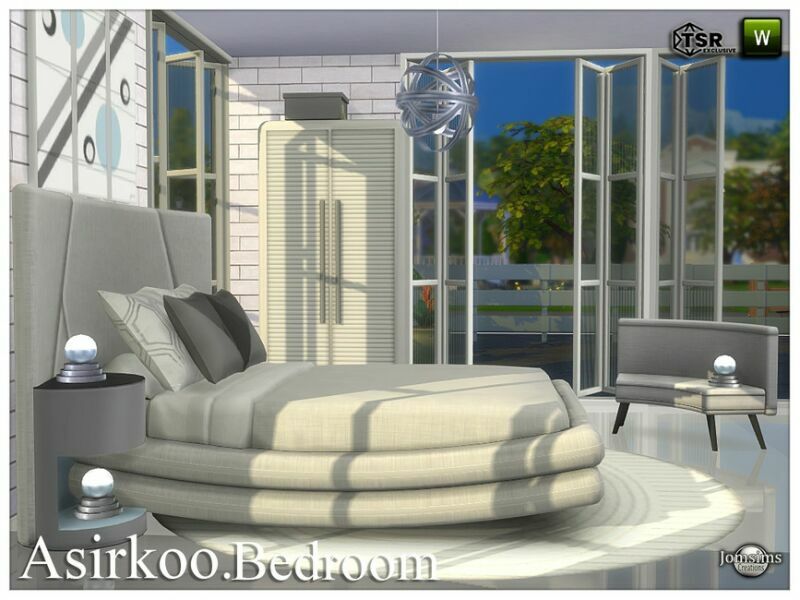 sims 4 cc asirkoo bedroom by jomsims 5