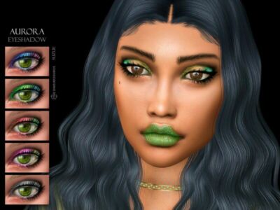 Aurora Eyeshadow N35 By Suzue Sims 4 CC