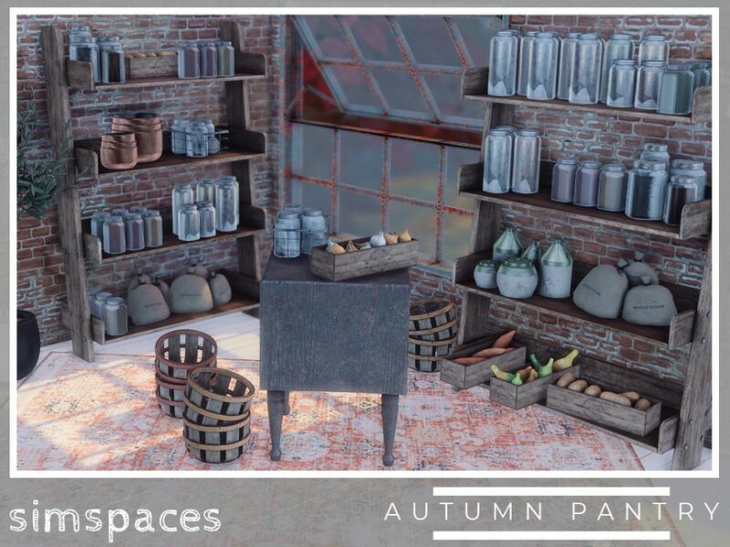 Autumn Pantry By Simspaces Sims 4 CC