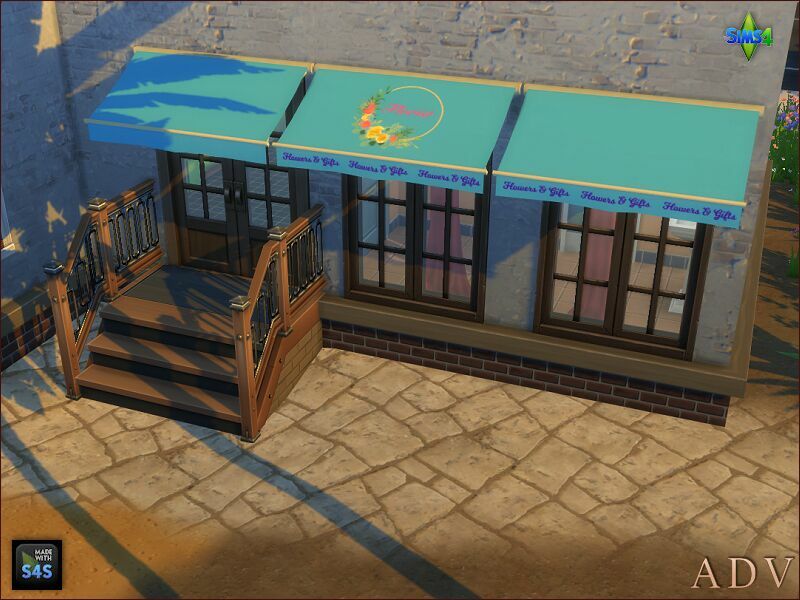 sims 4 cc awnings for shops 11