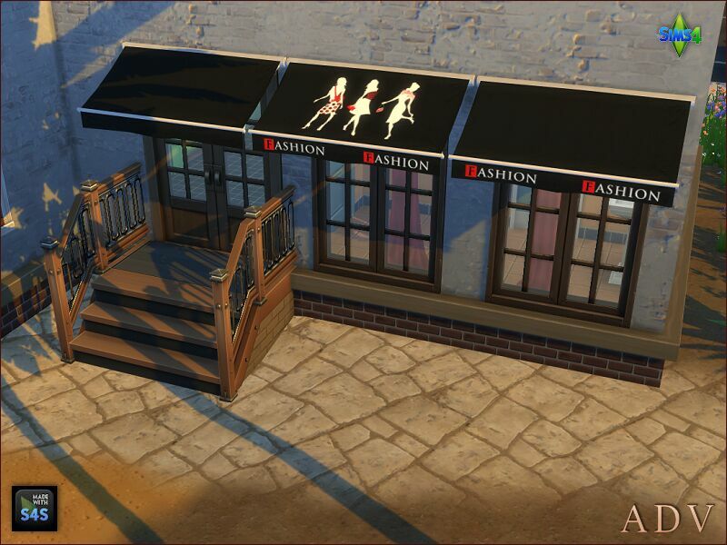 sims 4 cc awnings for shops 9