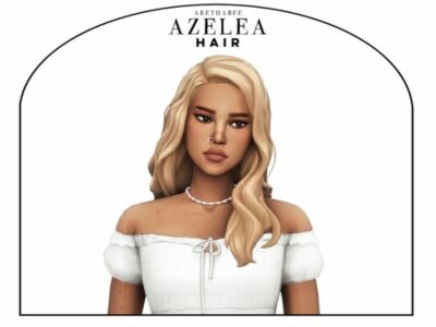 Azelea Hair (Patreon) By Arethabee Sims 4 CC