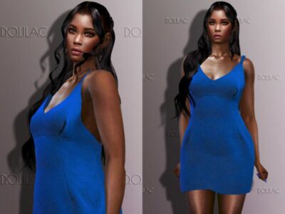 Backless Dress DO278 Sims 4 CC