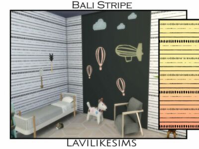 Bali Stripes By Lavilikesims Sims 4 CC