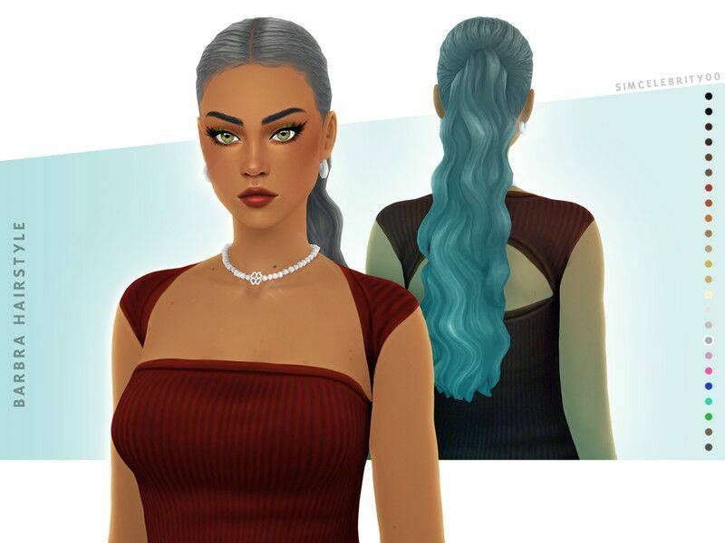 Barbra Hairstyle Sims 4 CC