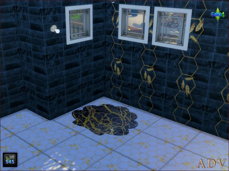 sims 4 cc bath tiles and mats 8