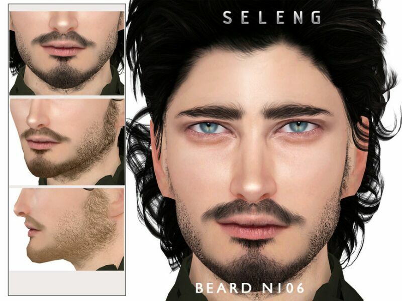 Beard N106 By Seleng Sims 4 CC