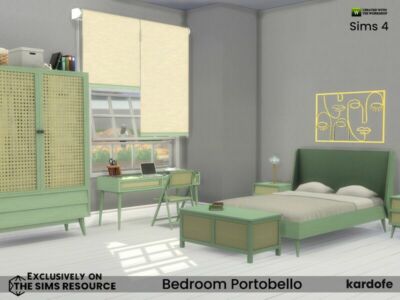 Bedroom Portobello By Kardofe Sims 4 CC