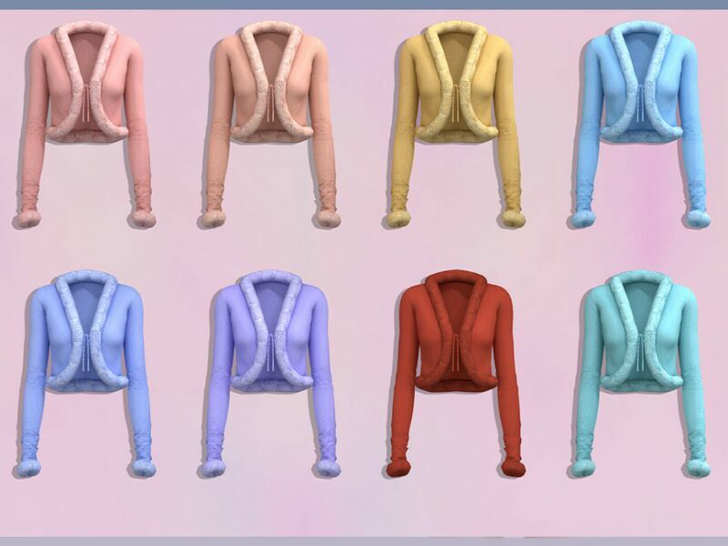 sims 4 cc belaloallure doinne fur top patreon by belal1997 2