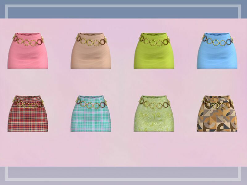 sims 4 cc belaloallure doinne skirt patreon by belal1997 2