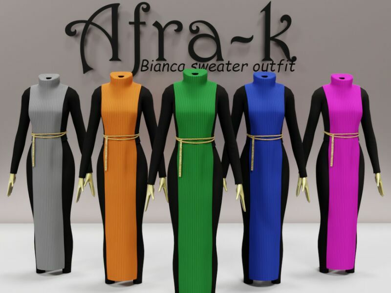 sims 4 cc bianca turtleneck sweater outfit by akaysims 2