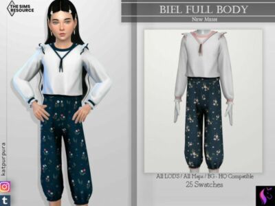 Biel Full Body By Katpurpura Sims 4 CC