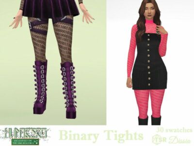 Binary Tights Sims 4 CC