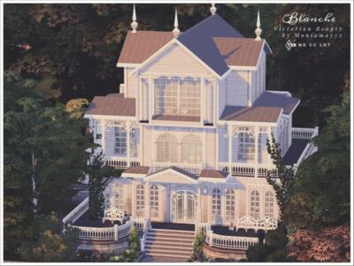 Blanche Victorian Beauty NO CC LOT By Moniamay72 Sims 4 CC