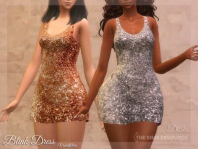 Blink Dress By Dissia Sims 4 CC