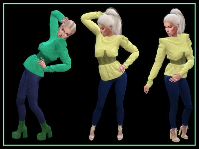 sims 4 cc blouse with corset detail by nadiafabulousflow 2