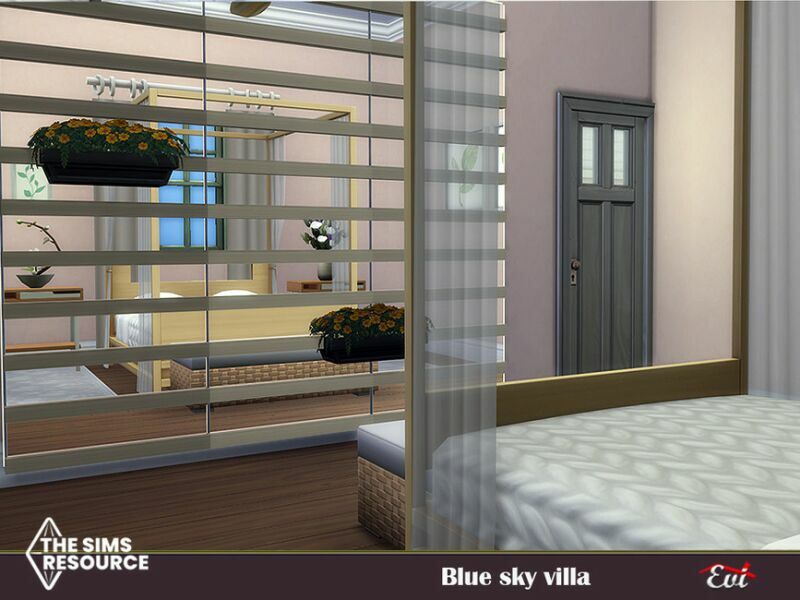 sims 4 cc blue sky villa no cc by evi 7