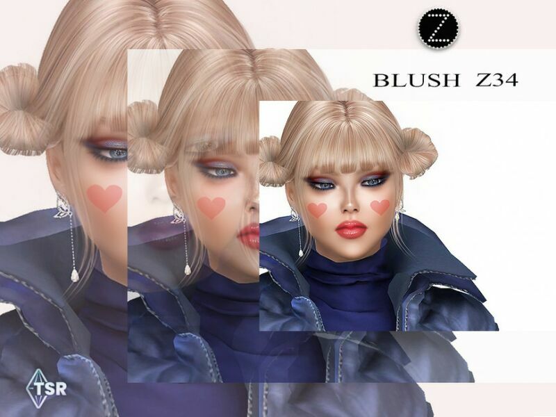 Blush Z34 By Zenx Sims 4 CC