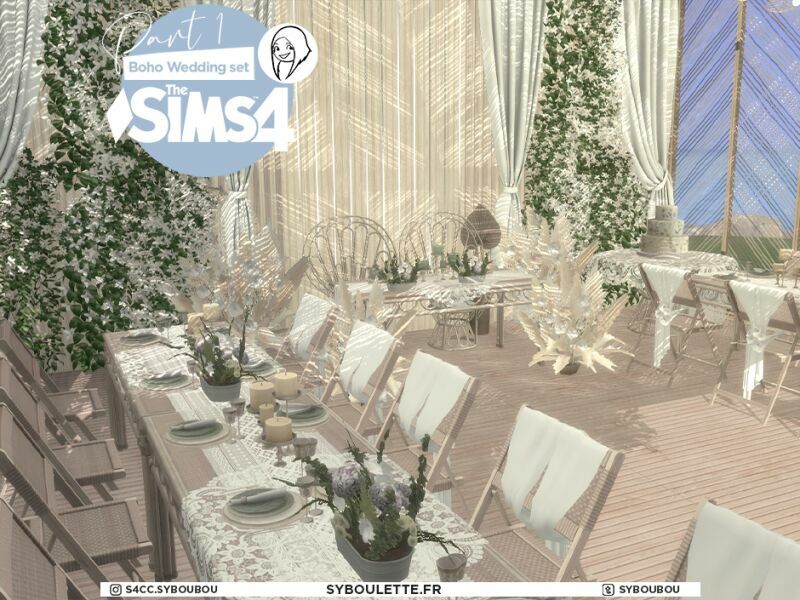 sims 4 cc boho wedding set part 1 by syboulette 2