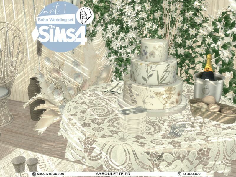 sims 4 cc boho wedding set part 1 by syboulette 4