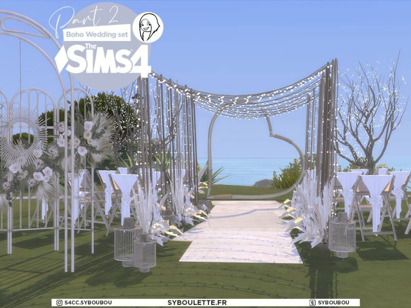 sims 4 cc boho wedding set part 2 by syboulette 2