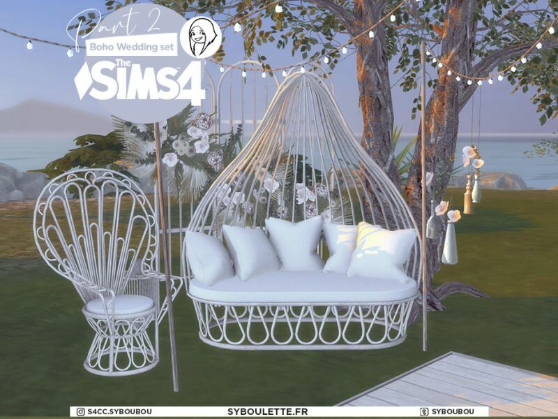 sims 4 cc boho wedding set part 2 by syboulette 3