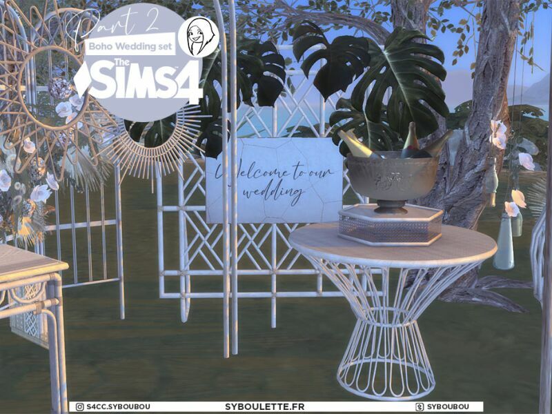 sims 4 cc boho wedding set part 2 by syboulette 5