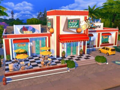 Bowling Diner – NO CC By Flubs79 Sims 4 CC