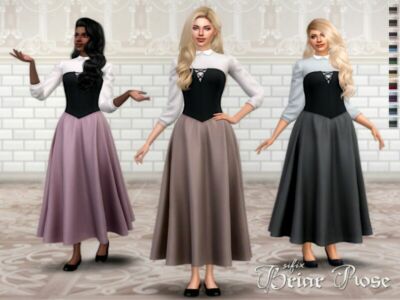 Briar Rose Dress By Sifix Sims 4 CC