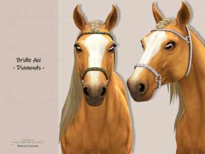 Bridle Accessorie – Diamonds Sims 4 CC