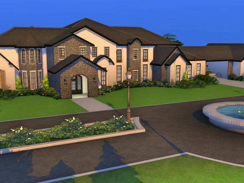 sims 4 cc brindleton manor by gredsuke 3