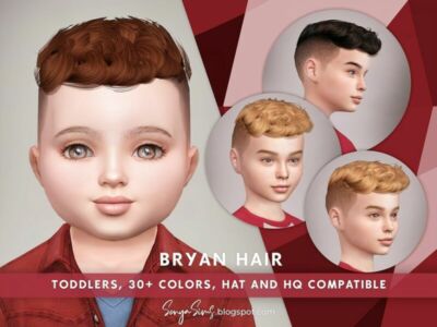 Bryan Hair Toddlers By Sonyasimscc Sims 4 CC