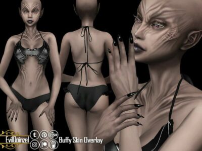 Buffy Skin Overlay By Evilquinzel Sims 4 CC