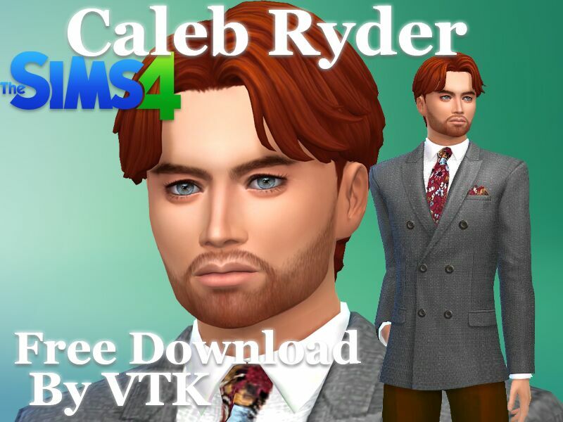 Caleb Ryder – Free SIM Download By VTK Sims 4 CC