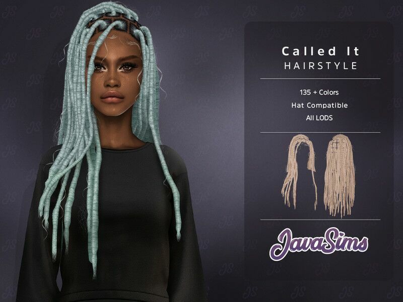 Called IT (Hairstyle) Sims 4 CC