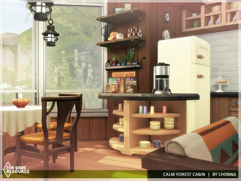 sims 4 cc calm forest cabin no cc by lhonna 4