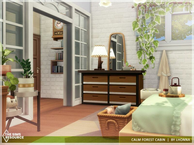 sims 4 cc calm forest cabin no cc by lhonna 7