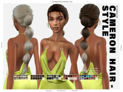 Cameron Hairstyle Sims 4 CC