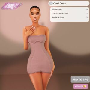 Cami Dress Sims 4 CC