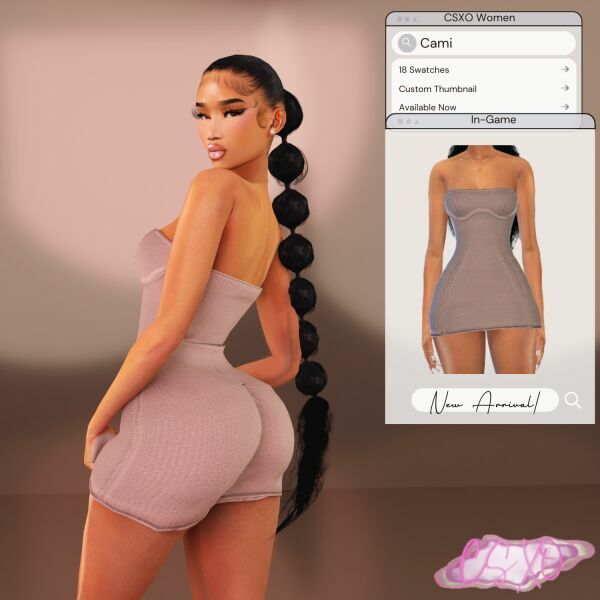 sims 4 cc cami dress 3