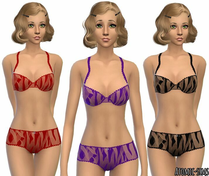 Camilla Nimue Transparent Underwear Conversion By Atomic-Sims Sims 4 CC